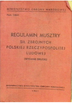 Regulamin musztry sił zbrojnych Polskiej Rzeczpospolitej Ludowej