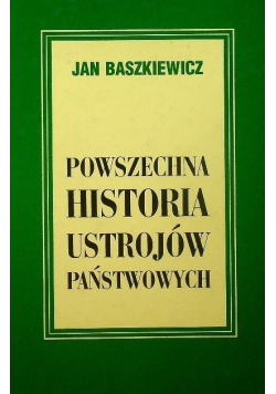Powszechna historia ustrojów państwowych