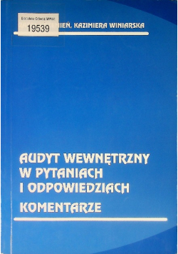 Audyt wewnętrzny w pytaniach i odpowiedziach