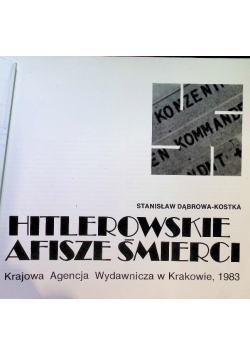 Hitlerowskie afisze śmierci