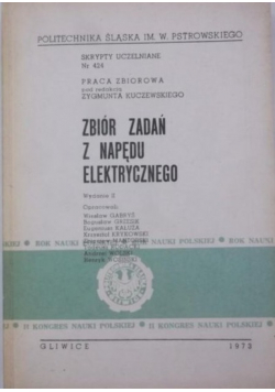 Zbiór zadań z napędu elektrycznego