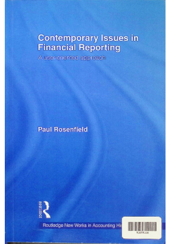 Contemporary Issues in Financial Reporting: A User-Oriented Approach