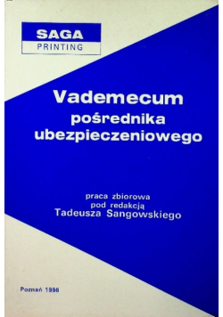 Vademecum pośrednika ubezpieczeniowego