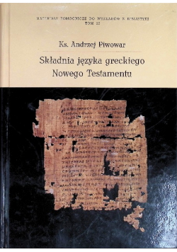 Składnia języka greckiego Nowego Testamentu