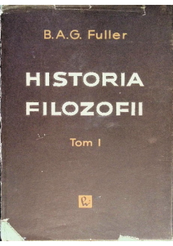 Historia filozofii Tom I