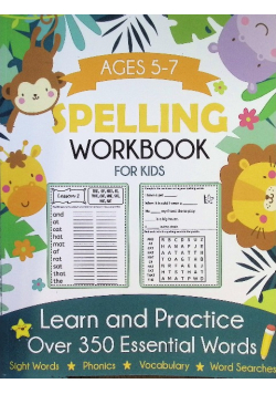 Spelling Workbook for Kids Ages 5-7.