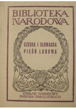 Czeska i słowacka pieśń ludowa