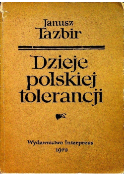 Dzieje polskiej tolerancji