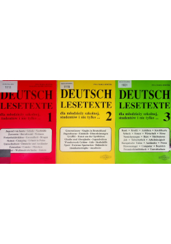 Deutsch Lesetexte Tom 1 do 3