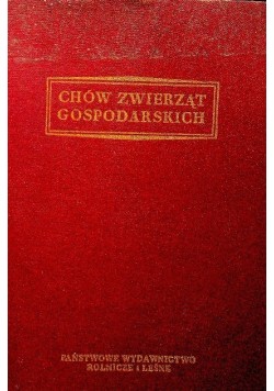 Chów zwierząt gospodarskich