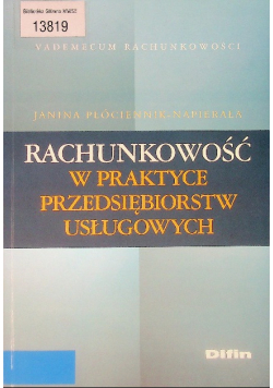 Rachunkowość w praktyce przedsiębiorstw usługowych
