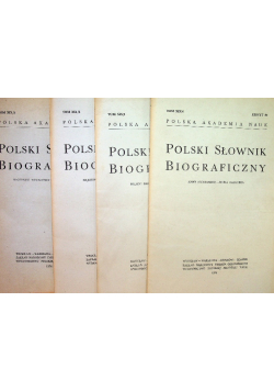 Polski Słownik Biograficzny Tom XIX Zeszyt 80 do 83