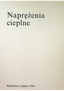Naprężenia cieplne