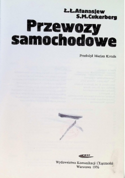 Przewozy samochodowe