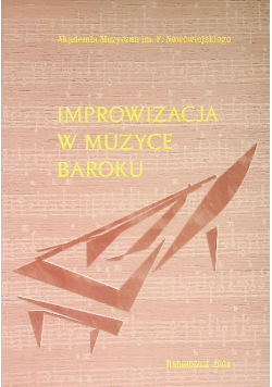 Improwizacja w muzyce Baroku