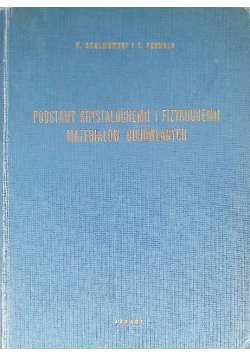 Podstawy Krystalochemii i fizykochemii Materiałów Budowlanych