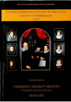 Urzędnicy miejscy Gdańska Tom II