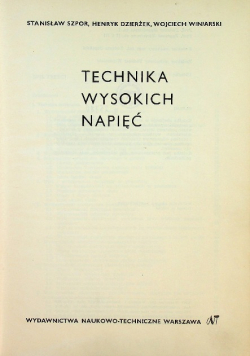Technika wysokich napięć