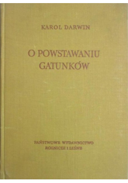 O powstawaniu gatunków