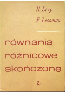 Równania różnicowe skończone