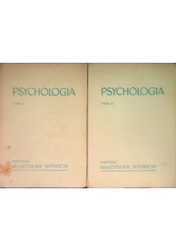 Psychologia Tom I i II