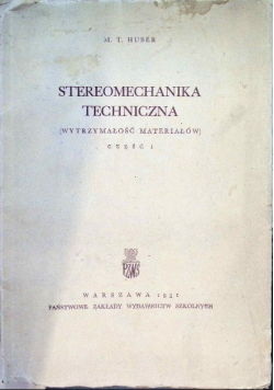 Stereomechanika techniczna