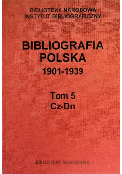 Bibliografia polska Tom 5