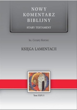 Księga Lamentacji Stary testament księga lamentacji Tom 24 / 1