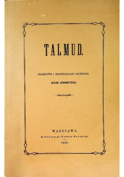 Talmud 1869 r