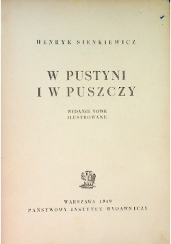 W pustyni i w puszczy 1949 r.