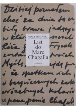 List do Marc Chagalla