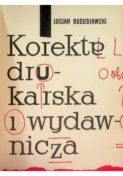 Korekta drukarska i wydawnicza