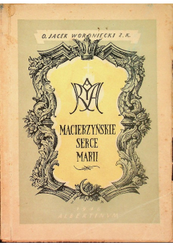Macierzyńskie serce Marii 1946 r.