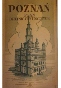 Poznań plan dzielnic centralnych