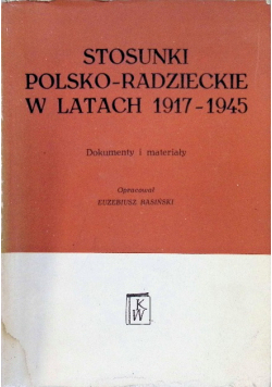 Stosunki polsko-radzieckie w latach 1917 - 1945