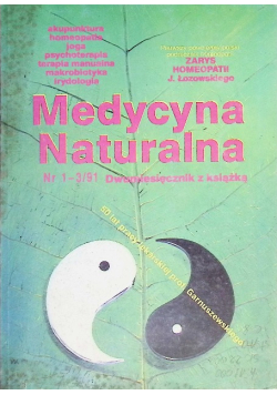 Zarys Homeopatii Medycyna Naturalna Nr 1-3/91