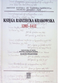 Księga radziecka krakowska 1392 - 1412