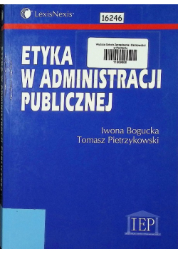 Etyka w administracji publicznej