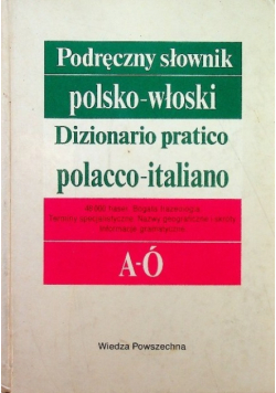 Podręczny słownik polsko włoski A - Ó