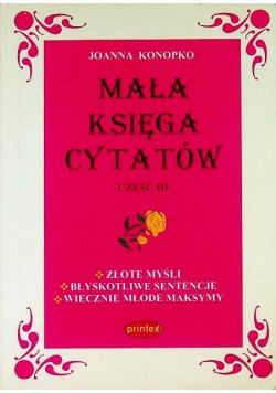 Mała księga cytatów Część III