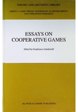 Essay in Cooperative Games