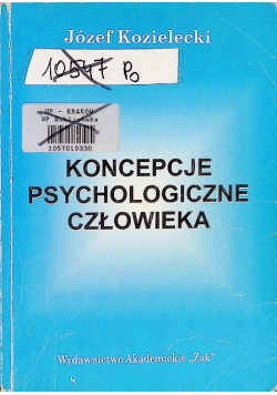 Koncepcje psychologiczne człowieka