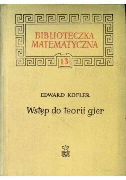 Wstęp do teorii gier Tom 13
