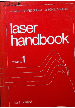 Laser handbook Volume 1