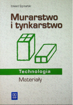 Murarstwo i tynkarstwo Materiały