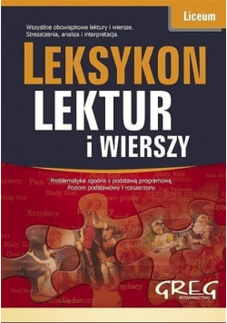 Leksykon lektur i wierszy Liceum