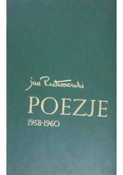 Poezje 1958-1960