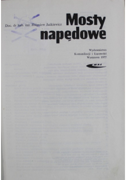 Mosty napędowe