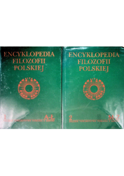 Encyklopedia filozofii polskiej Tom 1 i 2