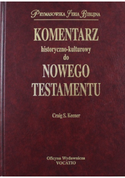 Komentarz historyczno kulturowy do Nowego Testamentu